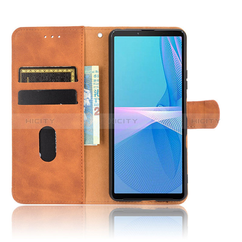 Coque Portefeuille Livre Cuir Etui Clapet L01Z pour Sony Xperia 10 III Plus