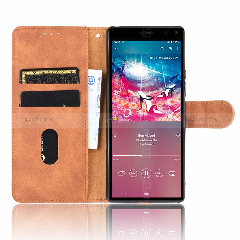 Coque Portefeuille Livre Cuir Etui Clapet L01Z pour Sony Xperia 8 Lite Plus