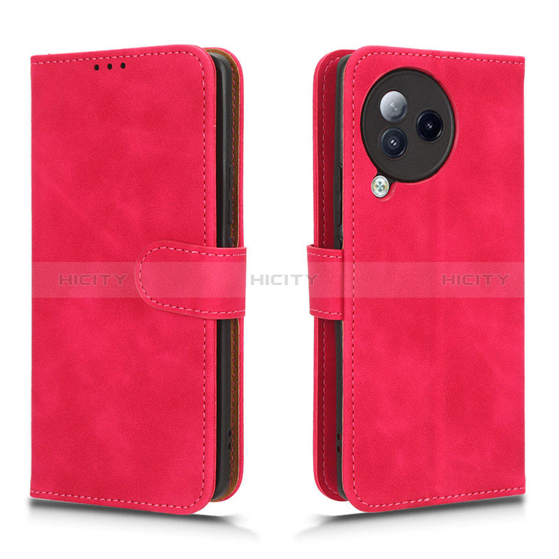 Coque Portefeuille Livre Cuir Etui Clapet L01Z pour Xiaomi Civi 3 5G Rose Rouge Plus