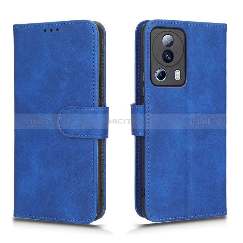 Coque Portefeuille Livre Cuir Etui Clapet L01Z pour Xiaomi Mi 12 Lite NE 5G Bleu Plus