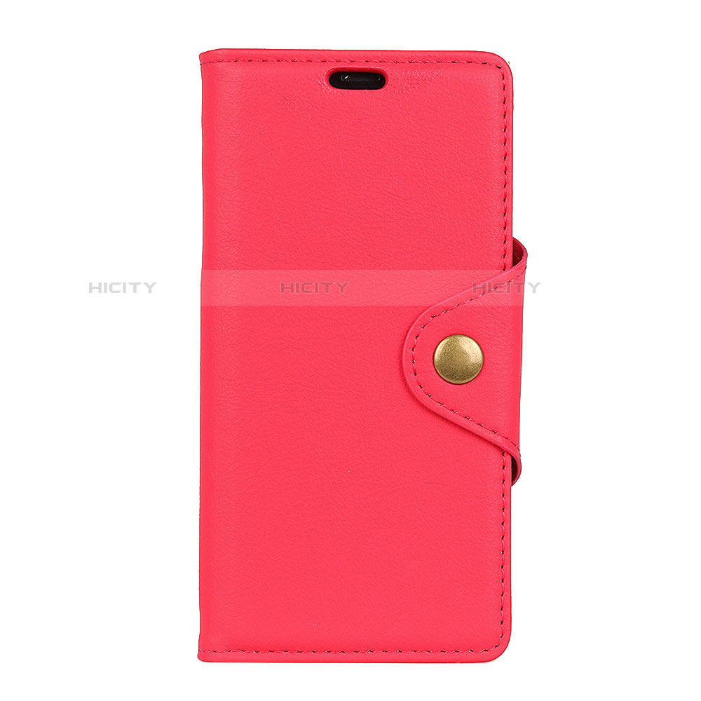 Coque Portefeuille Livre Cuir Etui Clapet L02 pour Asus Zenfone 5 ZE620KL Rouge Plus
