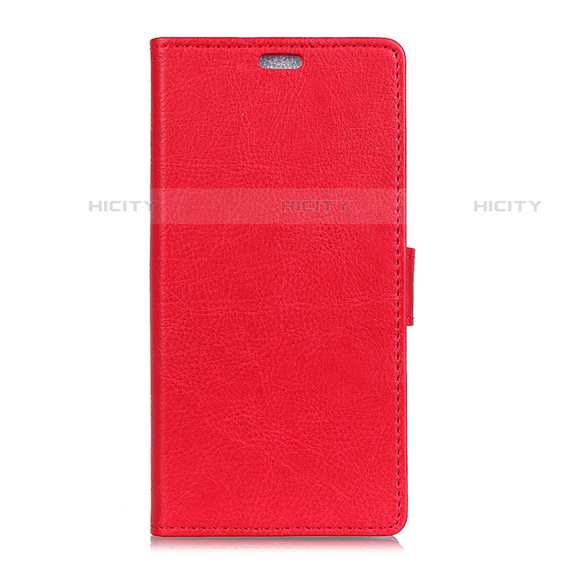 Coque Portefeuille Livre Cuir Etui Clapet L02 pour Asus ZenFone V500KL Rouge Plus