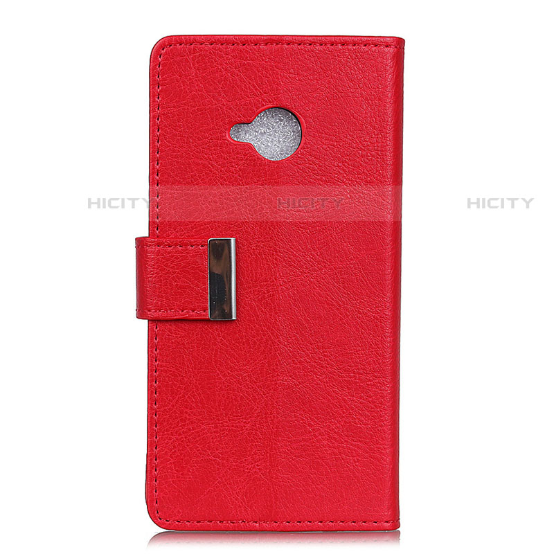 Coque Portefeuille Livre Cuir Etui Clapet L02 pour HTC U11 Life Rouge Plus