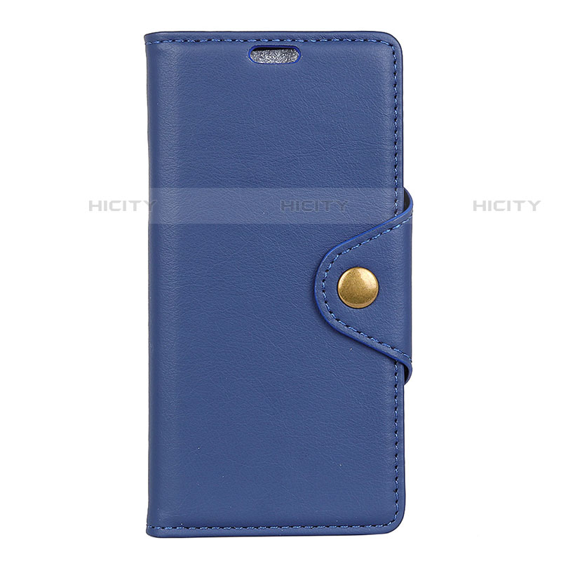 Coque Portefeuille Livre Cuir Etui Clapet L02 pour HTC U12 Life Bleu Plus