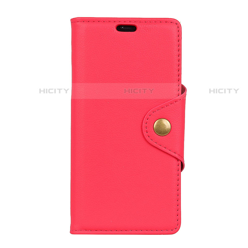 Coque Portefeuille Livre Cuir Etui Clapet L02 pour HTC U12 Life Rouge Plus