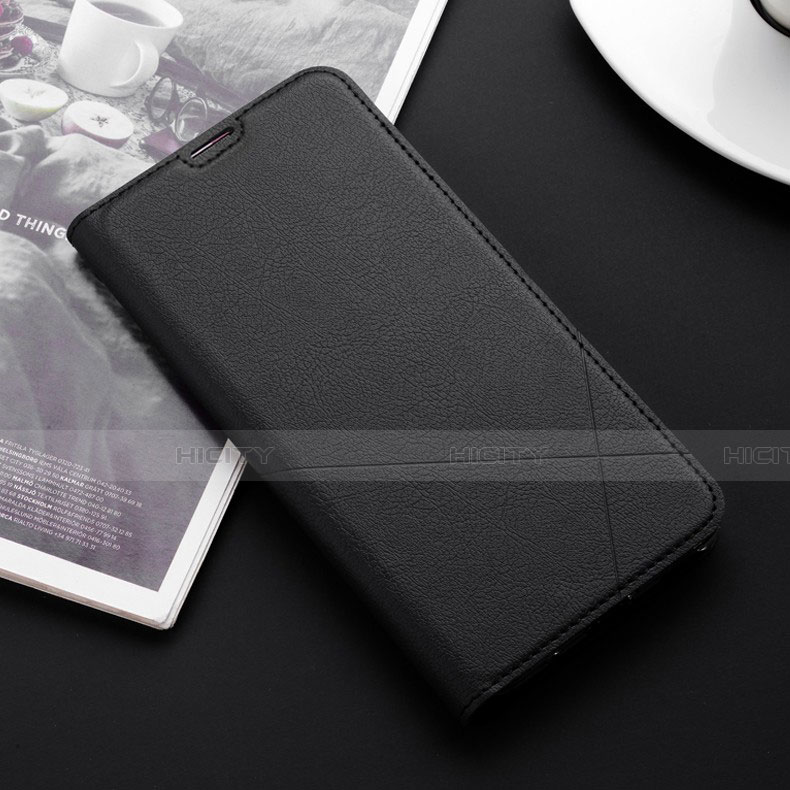 Coque Portefeuille Livre Cuir Etui Clapet L02 pour Huawei Honor 9X Pro Noir Plus