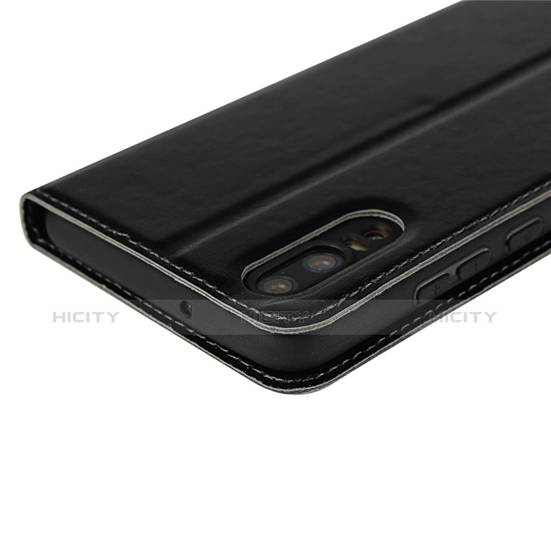 Coque Portefeuille Livre Cuir Etui Clapet L02 pour Huawei P20 Plus