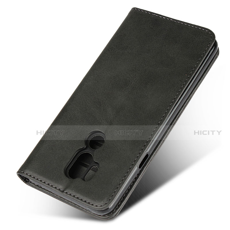Coque Portefeuille Livre Cuir Etui Clapet L02 pour LG G7 Plus