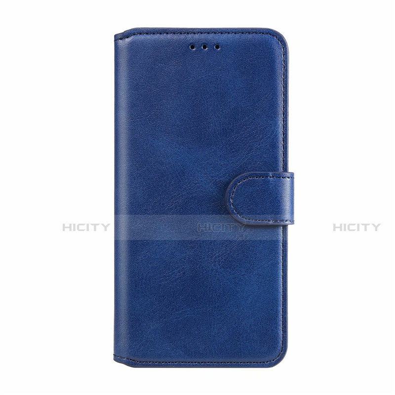 Coque Portefeuille Livre Cuir Etui Clapet L02 pour Motorola Moto E6s (2020) Bleu Plus