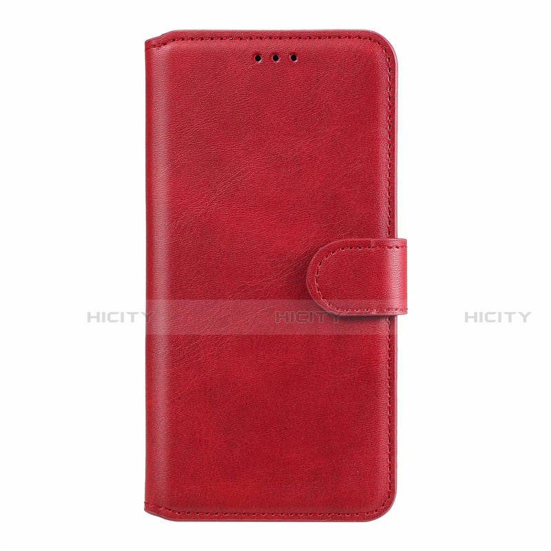 Coque Portefeuille Livre Cuir Etui Clapet L02 pour Motorola Moto E6s (2020) Rouge Plus
