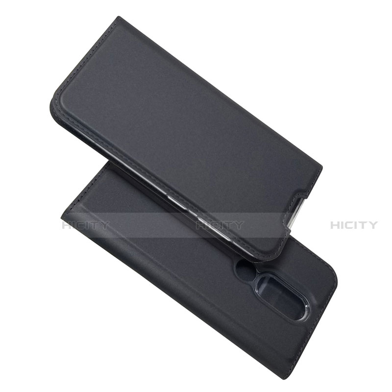 Coque Portefeuille Livre Cuir Etui Clapet L02 pour Nokia 4.2 Noir Plus