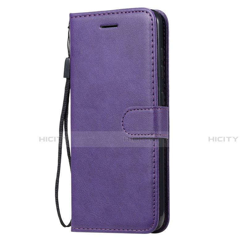 Coque Portefeuille Livre Cuir Etui Clapet L02 pour Nokia 7.2 Violet Plus
