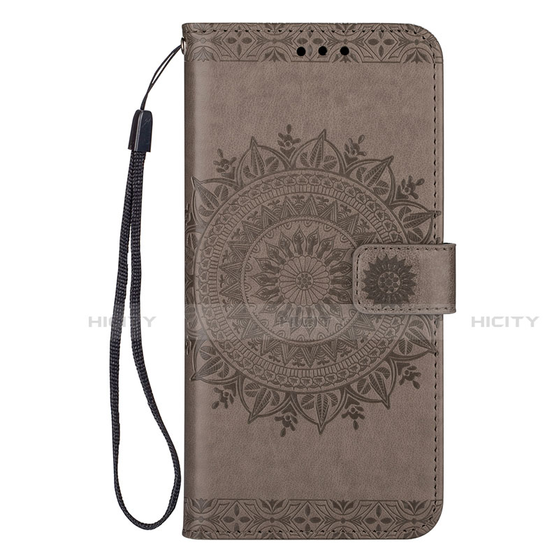 Coque Portefeuille Livre Cuir Etui Clapet L02 pour Samsung Galaxy S20 Gris Plus