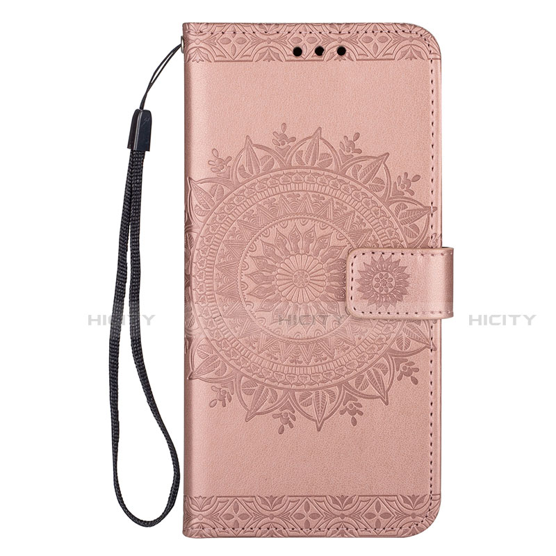 Coque Portefeuille Livre Cuir Etui Clapet L02 pour Samsung Galaxy S20 Or Rose Plus