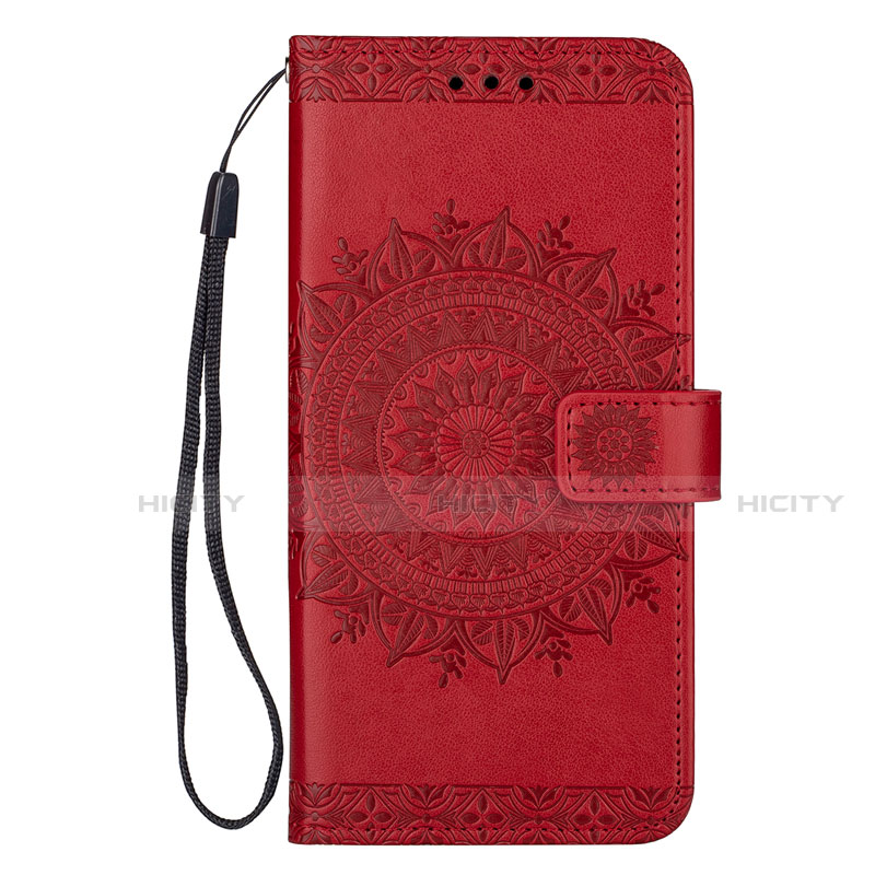Coque Portefeuille Livre Cuir Etui Clapet L02 pour Samsung Galaxy S20 Rouge Plus