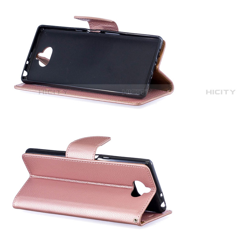 Coque Portefeuille Livre Cuir Etui Clapet L02 pour Sony Xperia 10 Plus