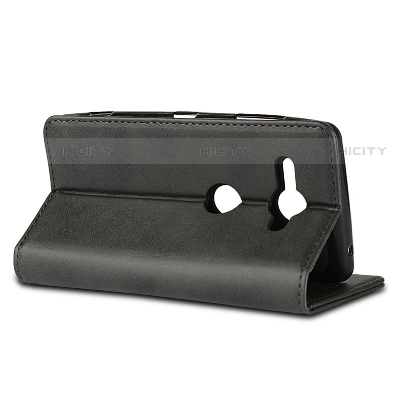 Coque Portefeuille Livre Cuir Etui Clapet L02 pour Sony Xperia XZ2 Compact Plus
