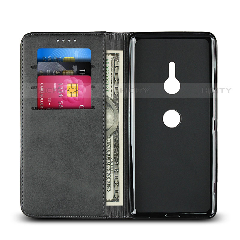 Coque Portefeuille Livre Cuir Etui Clapet L02 pour Sony Xperia XZ3 Plus