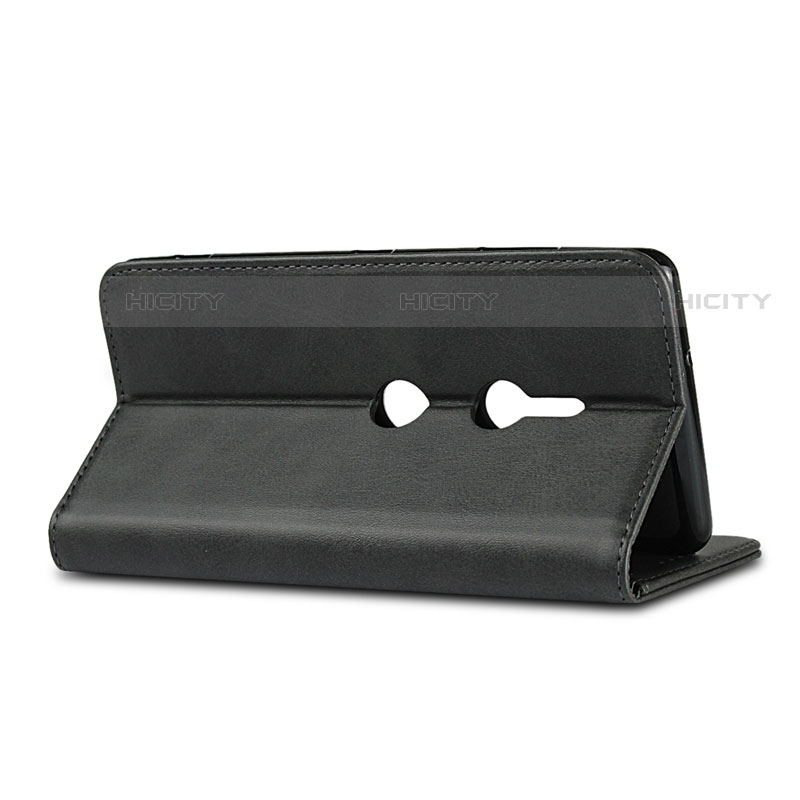 Coque Portefeuille Livre Cuir Etui Clapet L02 pour Sony Xperia XZ3 Plus