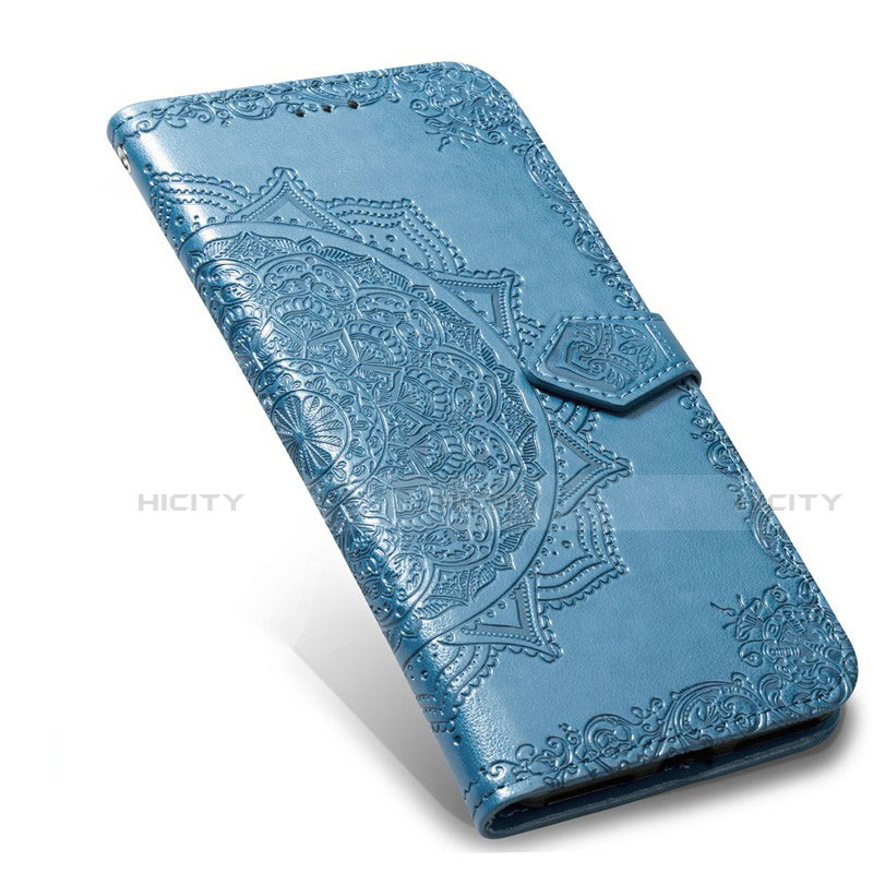 Coque Portefeuille Livre Cuir Etui Clapet L02 pour Xiaomi Mi Note 10 Lite Bleu Ciel Plus