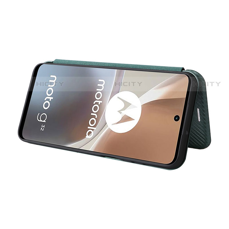 Coque Portefeuille Livre Cuir Etui Clapet L02Z pour Motorola Moto G32 Plus