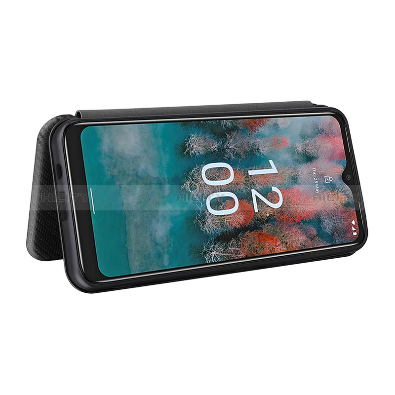 Coque Portefeuille Livre Cuir Etui Clapet L02Z pour Nokia C12 Plus