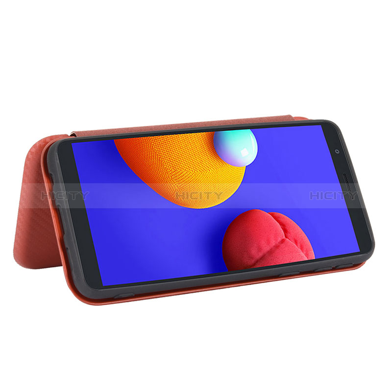 Coque Portefeuille Livre Cuir Etui Clapet L02Z pour Samsung Galaxy M01 Core Plus
