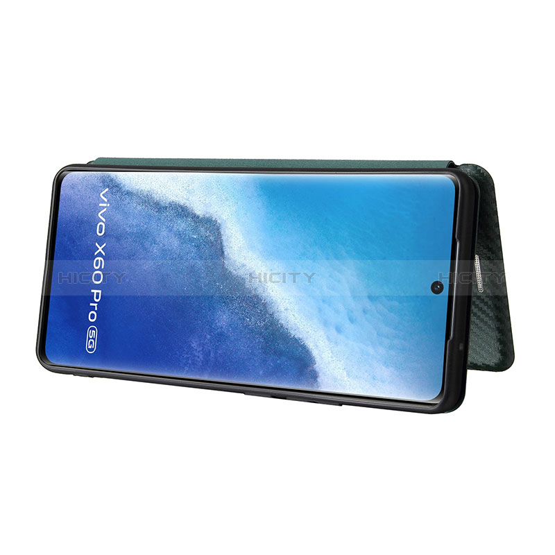 Coque Portefeuille Livre Cuir Etui Clapet L02Z pour Vivo X60 Pro 5G Plus