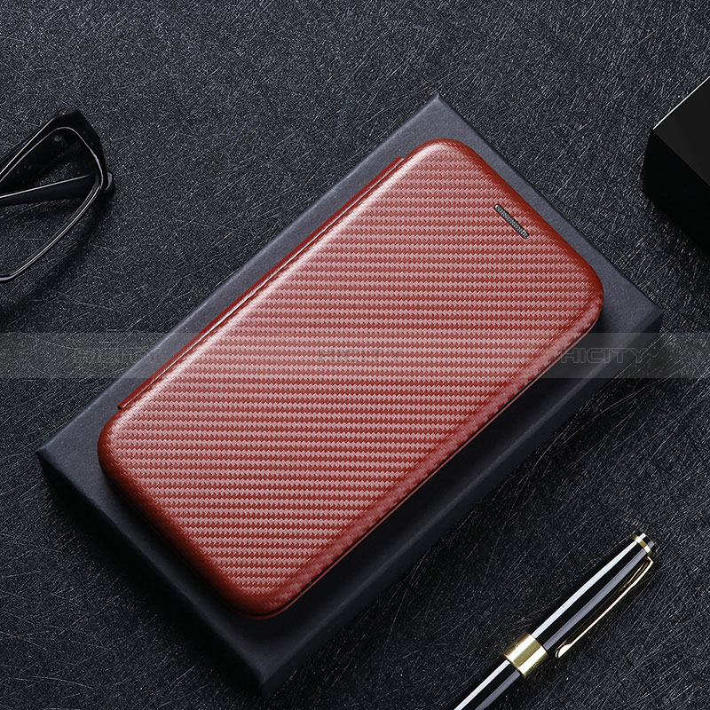 Coque Portefeuille Livre Cuir Etui Clapet L02Z pour Xiaomi Redmi Note 9 Pro Marron Plus