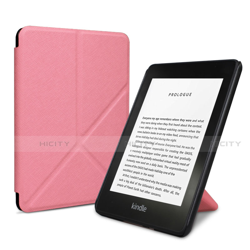 Coque Portefeuille Livre Cuir Etui Clapet L03 pour Amazon Kindle 6 inch Plus