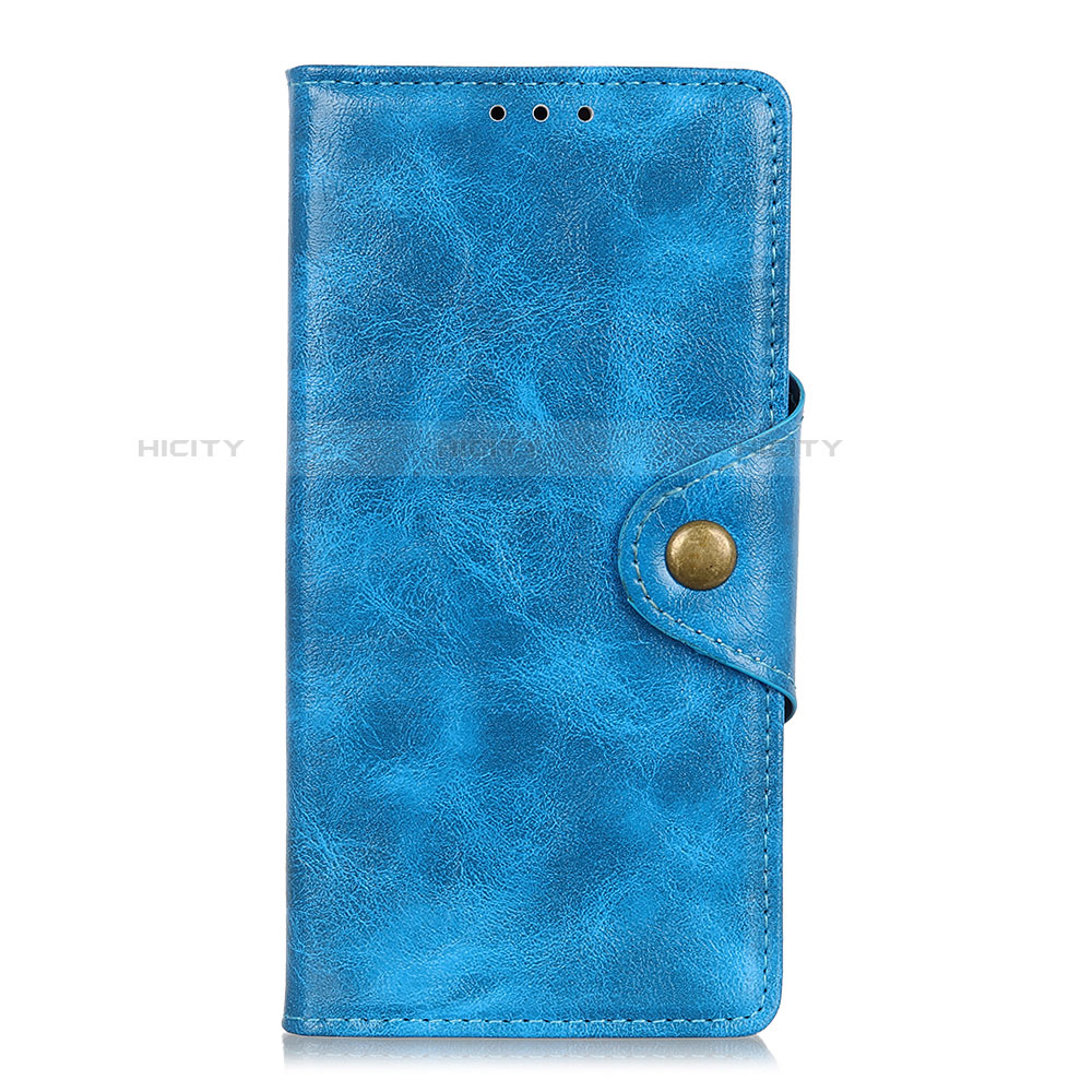 Coque Portefeuille Livre Cuir Etui Clapet L03 pour BQ X2 Pro Bleu Plus