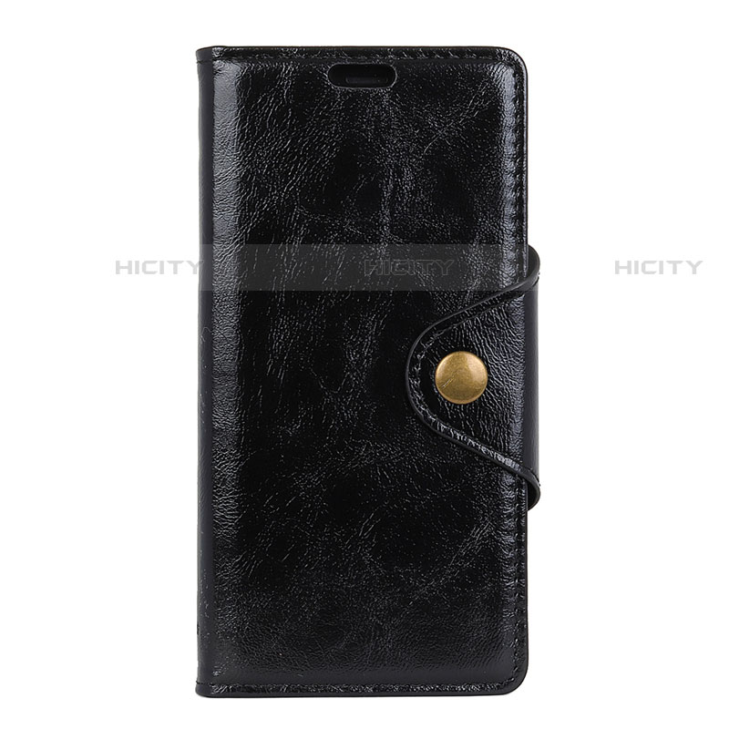 Coque Portefeuille Livre Cuir Etui Clapet L03 pour HTC U12 Life Noir Plus