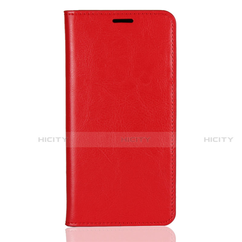 Coque Portefeuille Livre Cuir Etui Clapet L03 pour Huawei Enjoy 8 Plus Rouge Plus