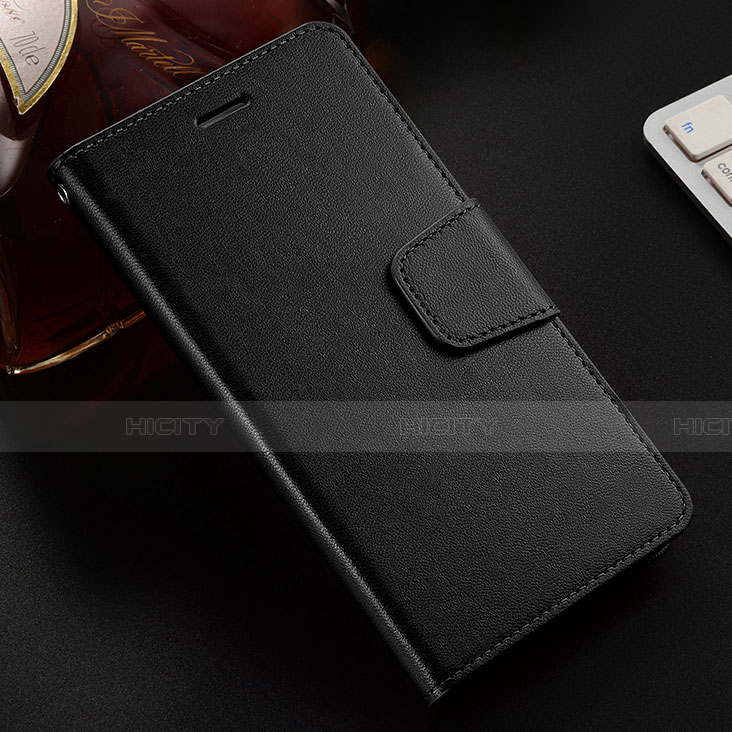 Coque Portefeuille Livre Cuir Etui Clapet L03 pour Huawei Honor 8X Noir Plus