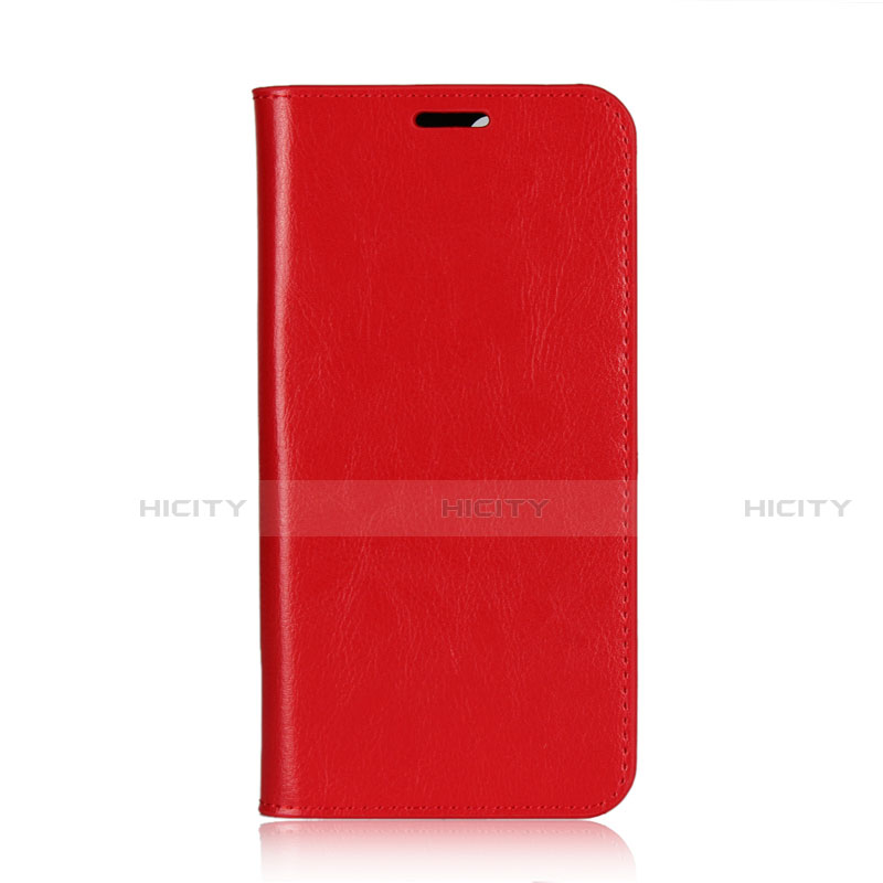 Coque Portefeuille Livre Cuir Etui Clapet L03 pour Huawei Honor 9 Lite Rouge Plus