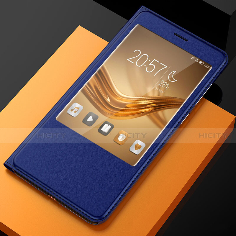 Coque Portefeuille Livre Cuir Etui Clapet L03 pour Huawei Honor V8 Max Plus