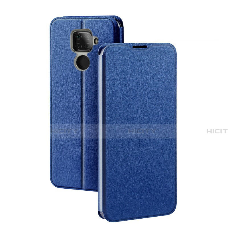 Coque Portefeuille Livre Cuir Etui Clapet L03 pour Huawei Mate 30 Lite Bleu Plus