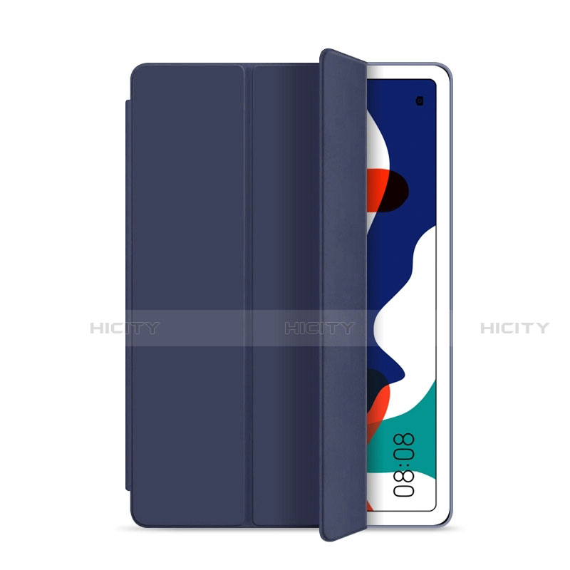 Coque Portefeuille Livre Cuir Etui Clapet L03 pour Huawei MatePad 10.4 Bleu Plus