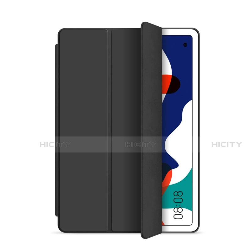 Coque Portefeuille Livre Cuir Etui Clapet L03 pour Huawei MatePad Noir Plus
