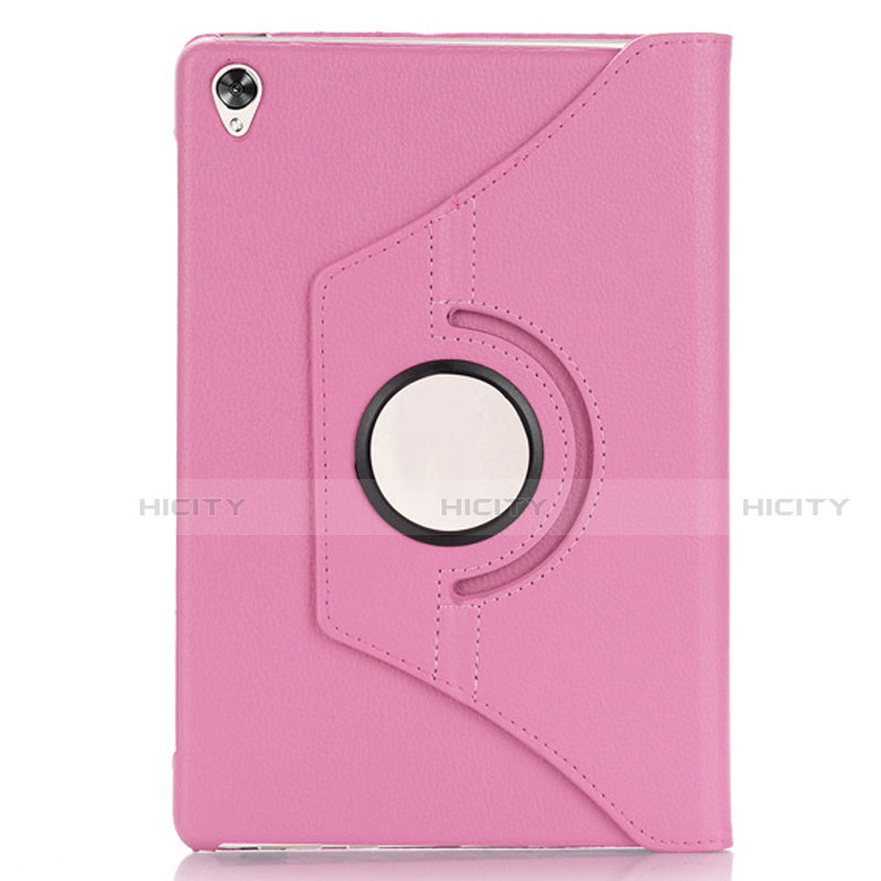 Coque Portefeuille Livre Cuir Etui Clapet L03 pour Huawei MediaPad M6 8.4 Rose Plus