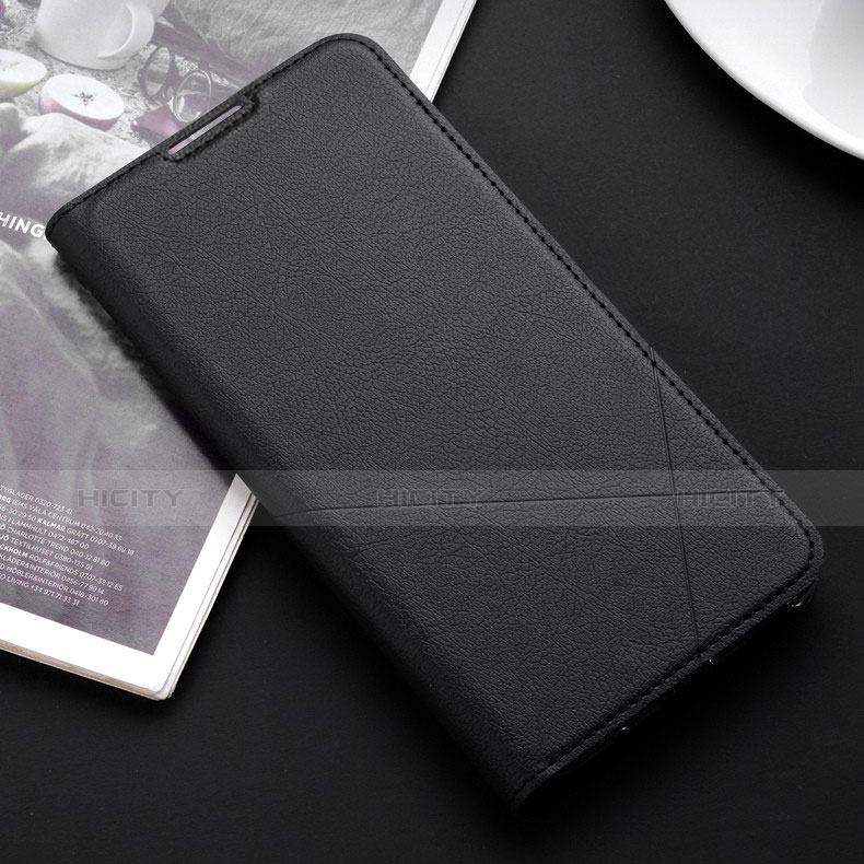 Coque Portefeuille Livre Cuir Etui Clapet L03 pour Huawei P Smart (2019) Noir Plus