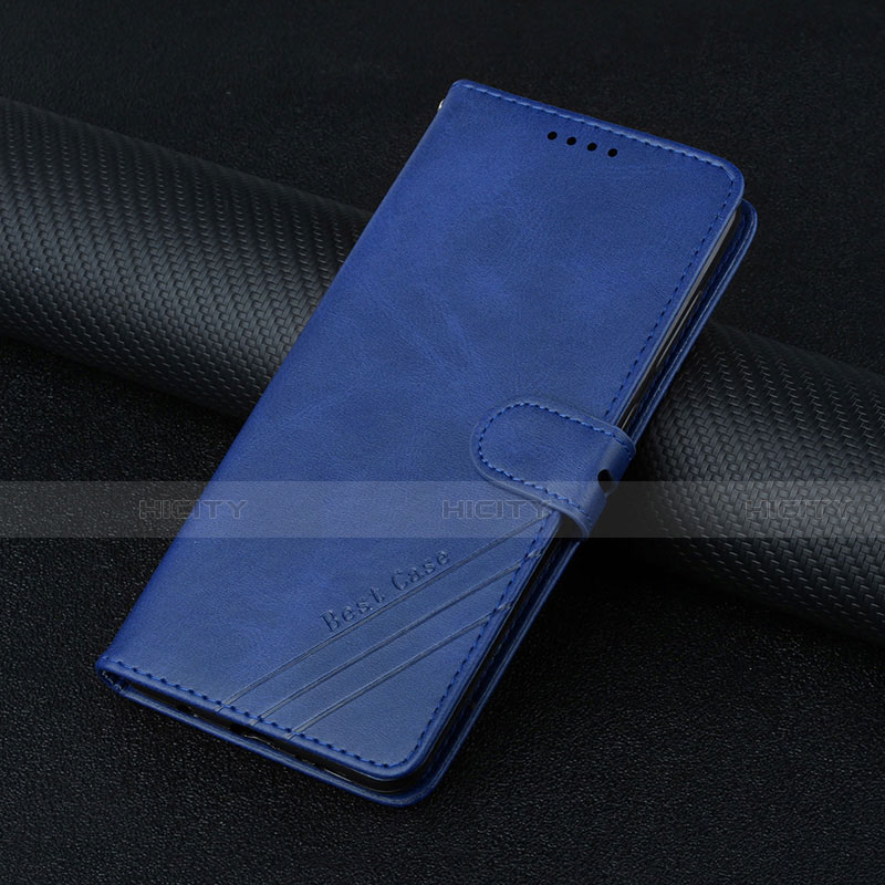 Coque Portefeuille Livre Cuir Etui Clapet L03 pour Motorola Moto Edge 20 Pro 5G Bleu Plus