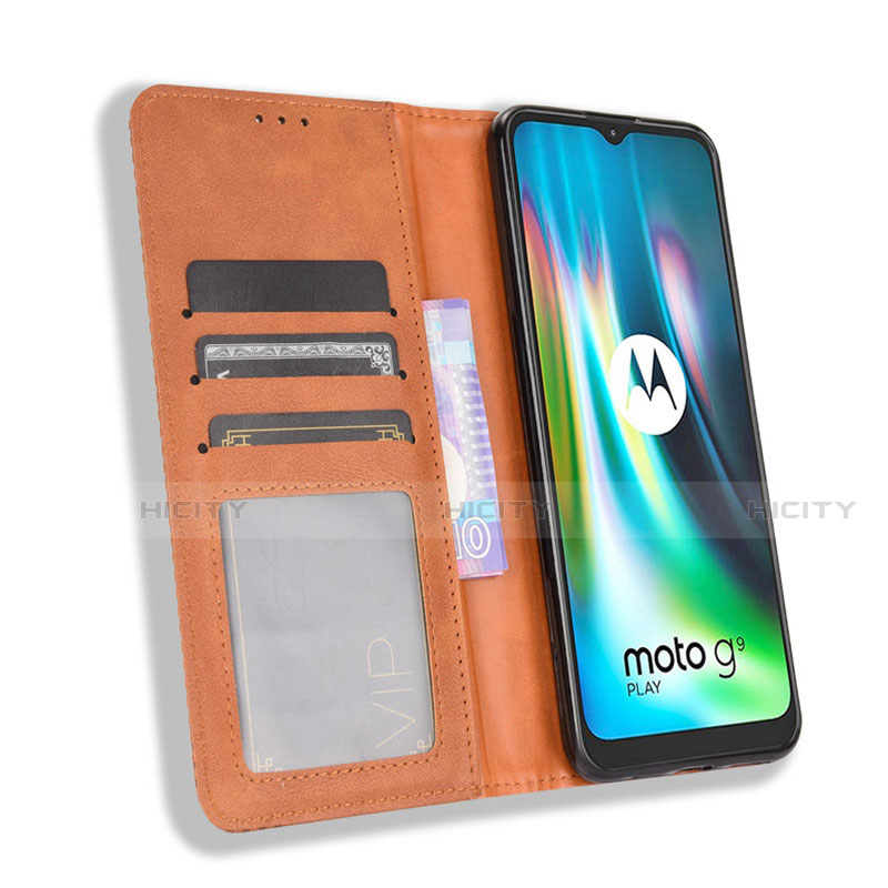 Coque Portefeuille Livre Cuir Etui Clapet L03 pour Motorola Moto G9 Play Plus