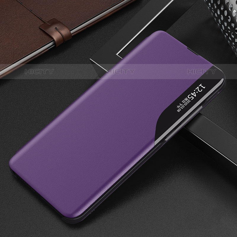 Coque Portefeuille Livre Cuir Etui Clapet L03 pour Oppo Reno9 Pro 5G Violet Plus