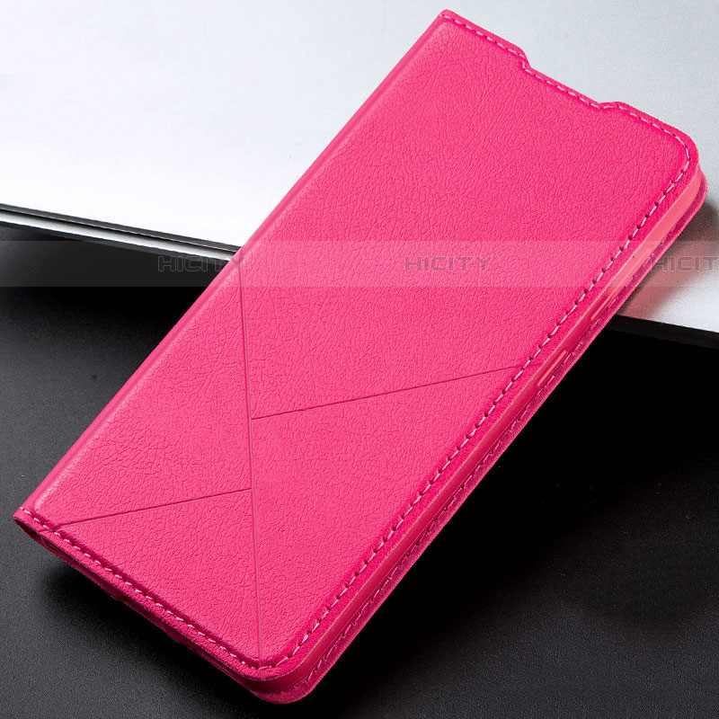 Coque Portefeuille Livre Cuir Etui Clapet L03 pour Vivo X50 Lite Rose Rouge Plus