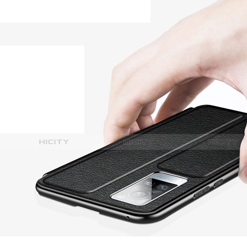 Coque Portefeuille Livre Cuir Etui Clapet L03 pour Vivo X60 5G Plus