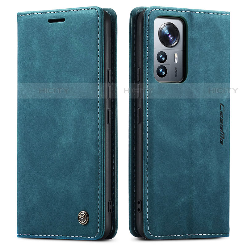 Coque Portefeuille Livre Cuir Etui Clapet L03 pour Xiaomi Mi 12 Lite 5G Bleu Plus