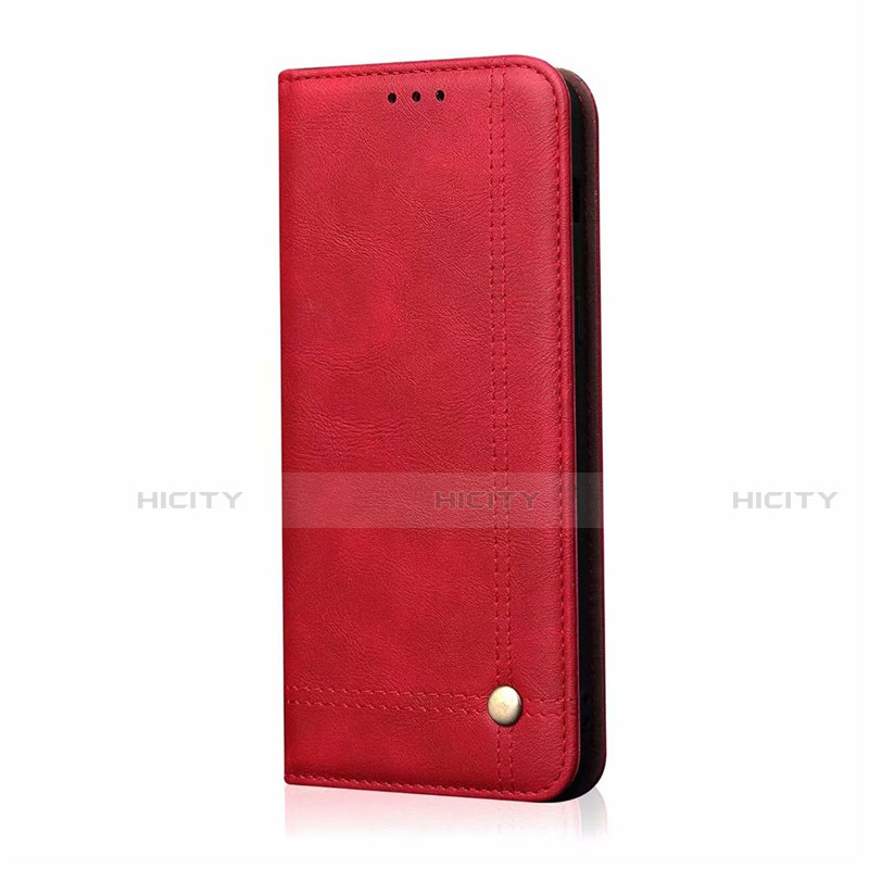 Coque Portefeuille Livre Cuir Etui Clapet L03 pour Xiaomi Mi Note 10 Lite Rouge Plus