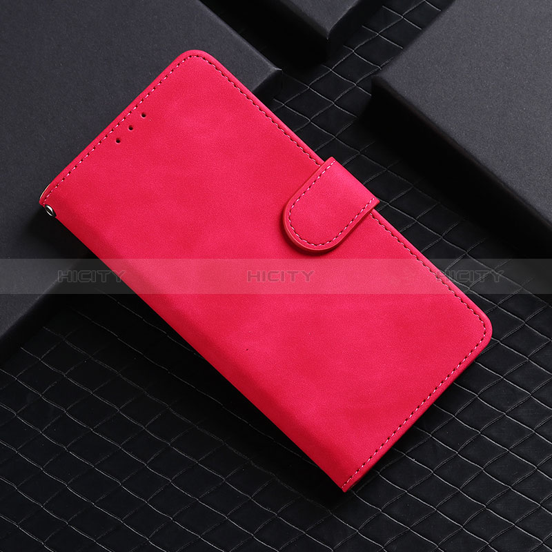 Coque Portefeuille Livre Cuir Etui Clapet L03Z pour Realme Q5 Pro 5G Rose Rouge Plus