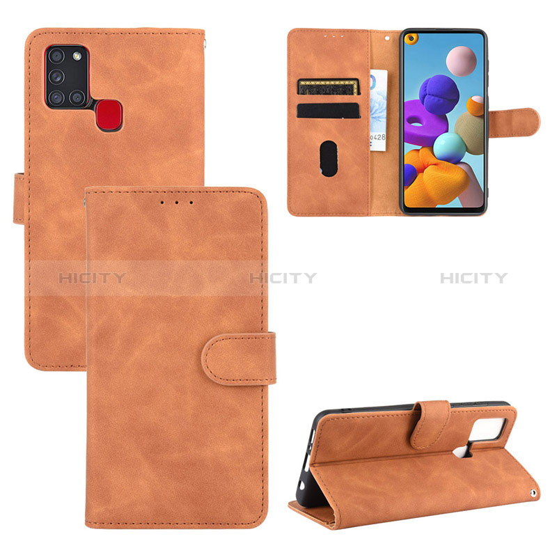 Coque Portefeuille Livre Cuir Etui Clapet L03Z pour Samsung Galaxy A21s Plus